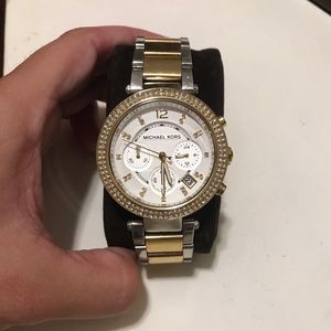 Michael Kors Gold and Silver Watch